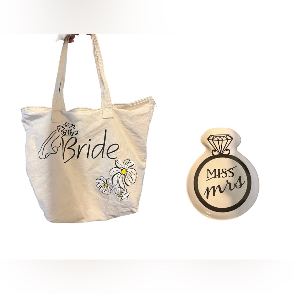 Bridal bag & miss to Mrs ring dish
